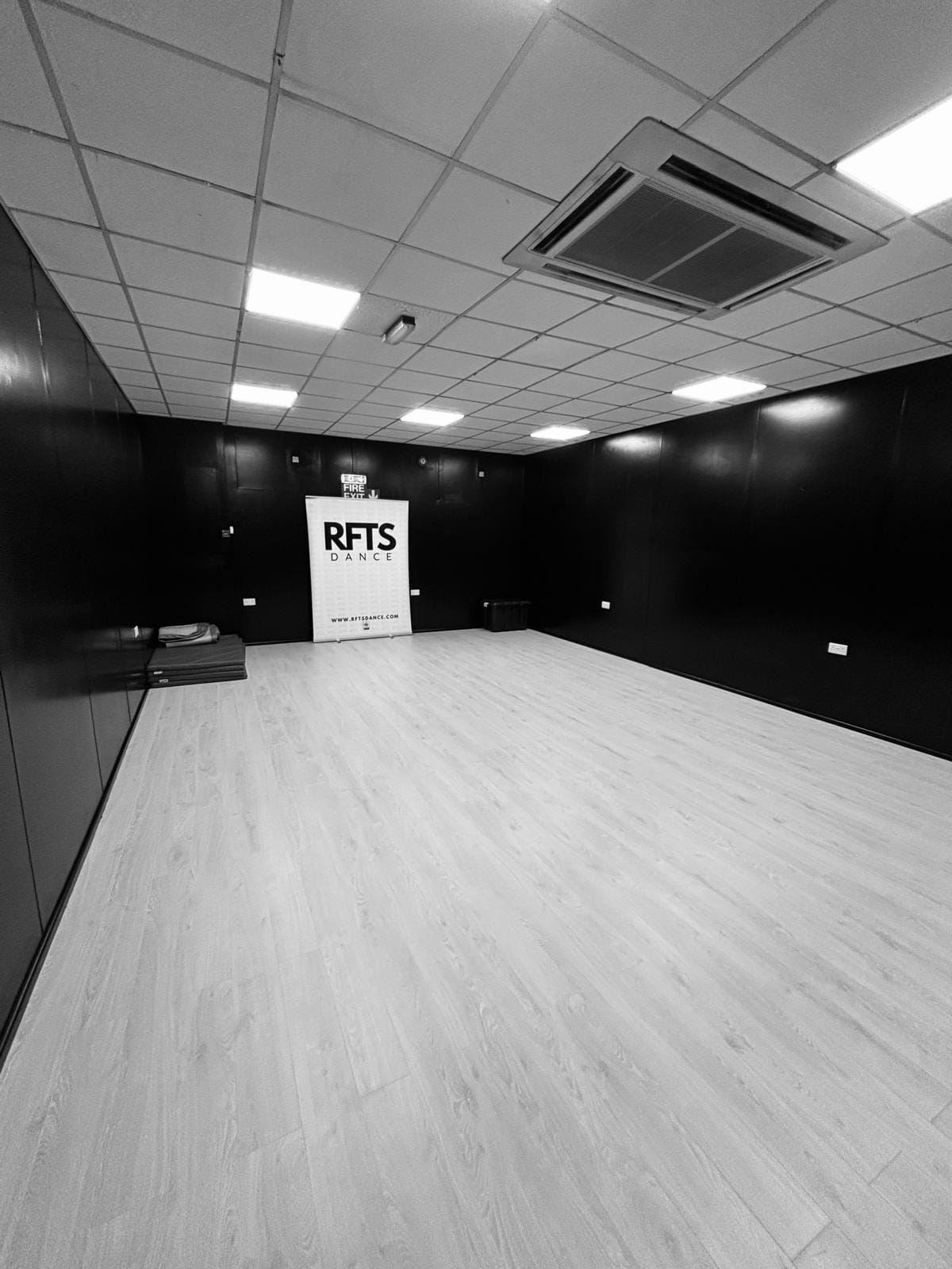 RFTS Dance studio with branding banner